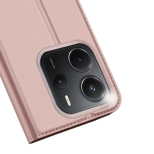 DĖKLAS DUX DUCIS SKIN PRO XIAOMI REDMI NOTE 14 4G ROŽINIO AUKSO