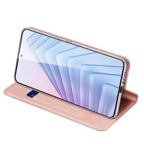 DĖKLAS DUX DUCIS SKIN PRO XIAOMI REDMI NOTE 14 5G ROŽINIO AUKSO