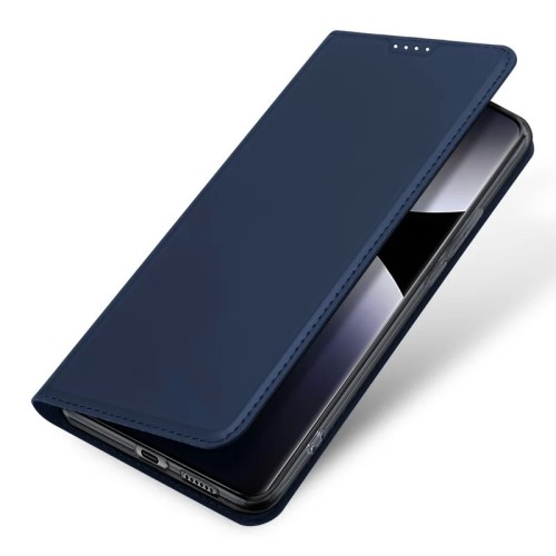 DĖKLAS DUX DUCIS SKIN PRO XIAOMI REDMI NOTE 14 PRO 4G TAMSIAI MĖLYNAS