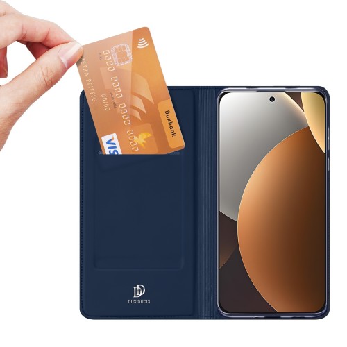 DĖKLAS DUX DUCIS SKIN PRO XIAOMI REDMI NOTE 15 PRO 5G TAMSIAI MĖLYNAS