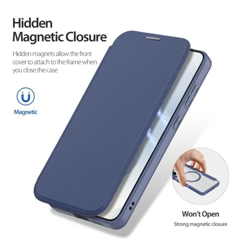 DĖKLAS DUX DUCIS SKIN X PRO SKIRTAS SAMSUNG S937 S25 EDGE MĖLYNAS