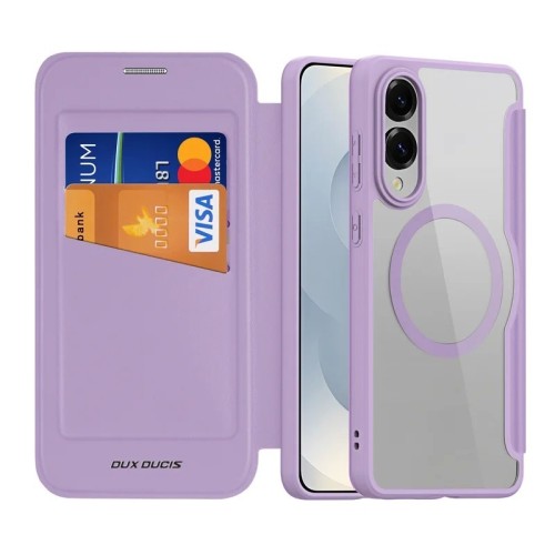 DĖKLAS DUX DUCIS SKIN X PRO SKIRTAS SAMSUNG S937 S25 EDGE VIOLETINIS