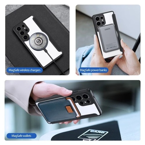 DĖKLAS DUX DUCIS SKIN X PRO SKIRTAS SAMSUNG S938 S25 ULTRA JUODAS