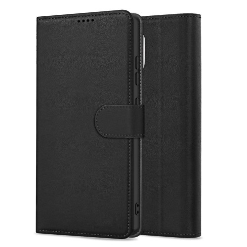 DĖKLAS FANCY WALLET SAMSUNG A515 A51 JUODAS