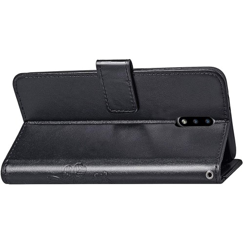 DĖKLAS FLOWER BOOK SAMSUNG A346 A34 5G JUODAS