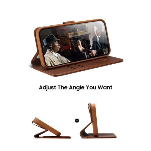 DĖKLAS HDD CLASP WALLET CASE SAMSUNG A366 A36 5G JUODAS