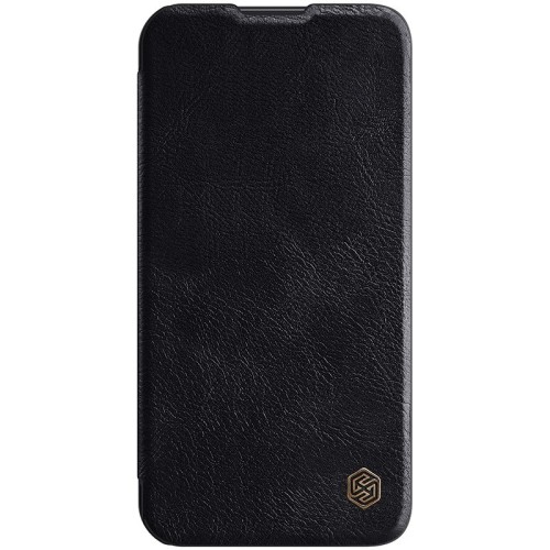 DĖKLAS NILLKIN QIN PRO LEATHER APPLE IPHONE 14 PLUS JUODAS