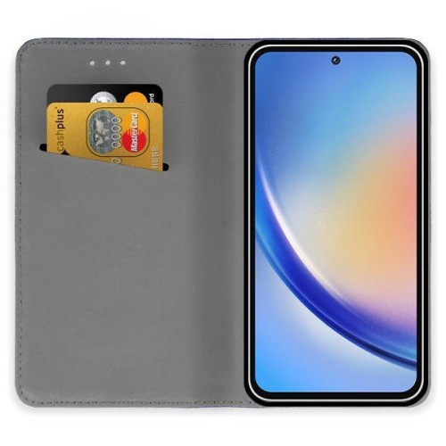DĖKLAS SMART MAGNET SAMSUNG A556 A55 5G JUODAS