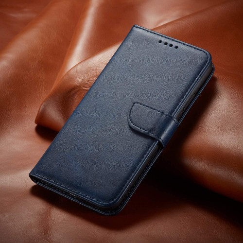 DĖKLAS WALLET CASE SAMSUNG A165 A16 4G / A166 A16 5G MĖLYNAS