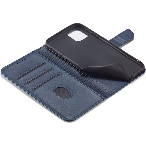 DĖKLAS WALLET CASE SAMSUNG A266 A26 5G MĖLYNAS