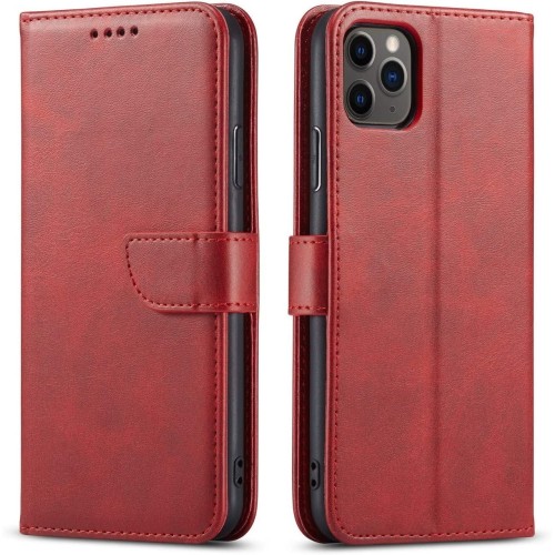 DĖKLAS WALLET CASE SAMSUNG A566 A56 5G RAUDONAS