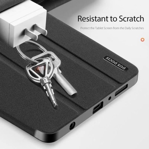 DĖKLAS DUX DUCIS DOMO SAMSUNG X110 / X115 TAB A9 8.7 / X130 / X135 TAB A11 8.7 JUODAS