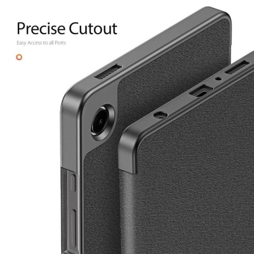 DĖKLAS DUX DUCIS DOMO SAMSUNG X110 / X115 TAB A9 8.7 / X130 / X135 TAB A11 8.7 JUODAS