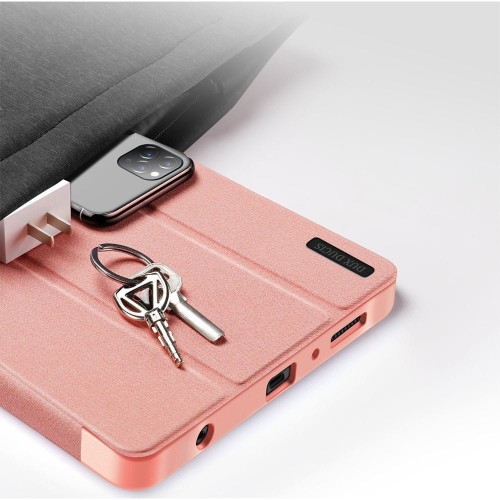 DĖKLAS DUX DUCIS DOMO SAMSUNG X110 / X115 TAB A9 8.7 / X130 / X135 TAB A11 8.7 ROŽINIS