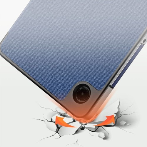 DĖKLAS DUX DUCIS DOMO SAMSUNG X110 / X115 TAB A9 8.7 / X130 / X135 TAB A11 8.7 TAMSIAI MĖLYNAS