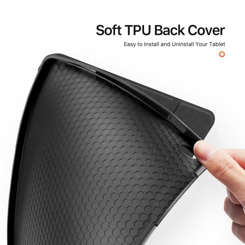 DĖKLAS DUX DUCIS DOMO SAMSUNG X210 / X215 / X216 TAB A9 PLUS 11.0 / X230 / X235 / X236 TAB A11 PLUS 11.0 JUODAS