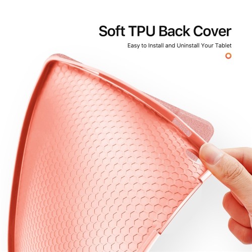 DĖKLAS DUX DUCIS DOMO SAMSUNG X210 / X215 / X216 TAB A9 PLUS 11.0 / X230 / X235 / X236 TAB A11 PLUS 11.0 ROŽINIS