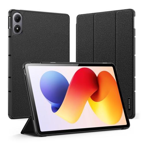 DĖKLAS DUX DUCIS DOMO XIAOMI REDMI PAD PRO 12.1 / REDMI PAD 2 PRO 12.1 JUODAS