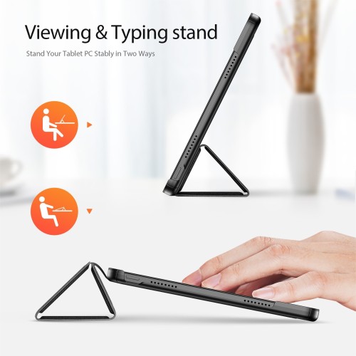 DĖKLAS DUX DUCIS DOMO XIAOMI REDMI PAD PRO 12.1 / REDMI PAD 2 PRO 12.1 JUODAS