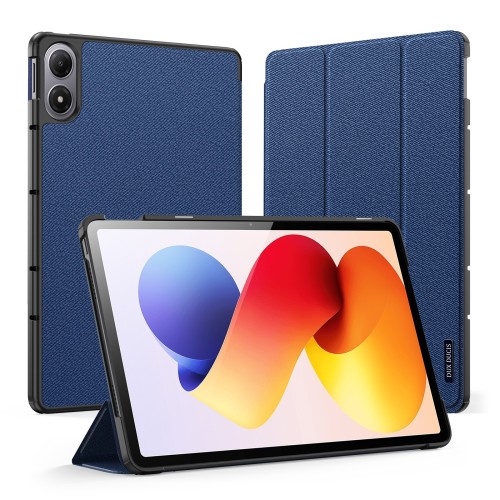 DĖKLAS DUX DUCIS DOMO XIAOMI REDMI PAD PRO 12.1 / REDMI PAD 2 PRO 12.1 TAMSIAI MĖLYNAS