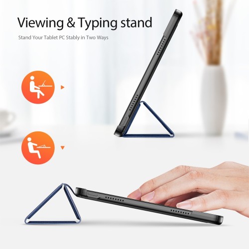 DĖKLAS DUX DUCIS DOMO XIAOMI REDMI PAD PRO 12.1 / REDMI PAD 2 PRO 12.1 TAMSIAI MĖLYNAS