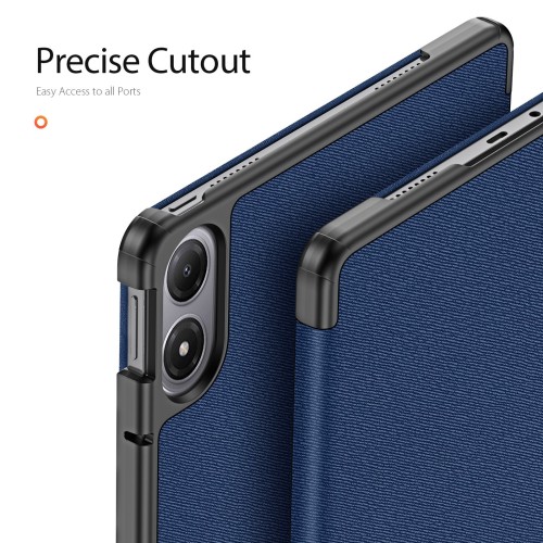 DĖKLAS DUX DUCIS DOMO XIAOMI REDMI PAD PRO 12.1 / REDMI PAD 2 PRO 12.1 TAMSIAI MĖLYNAS
