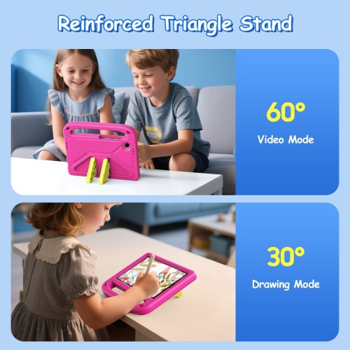 DĖKLAS DUX DUCIS PUFF SAMSUNG X110 / X115 TAB A9 8.7 / X130 / X135 TAB A11 8.7 ROŽINIS