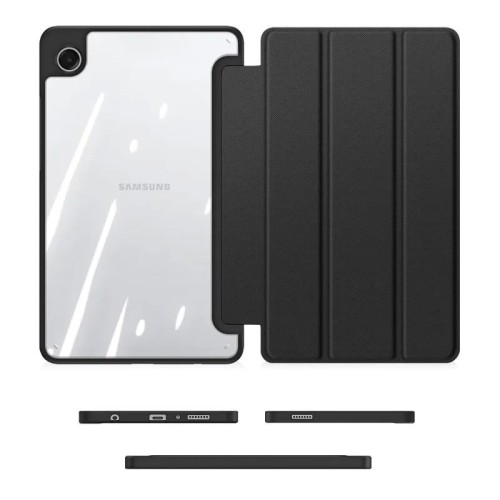 DĖKLAS DUX DUCIS TOBY SAMSUNG X110 / X115 TAB A9 8.7 / X130 / X135 TAB A11 8.7 JUODAS