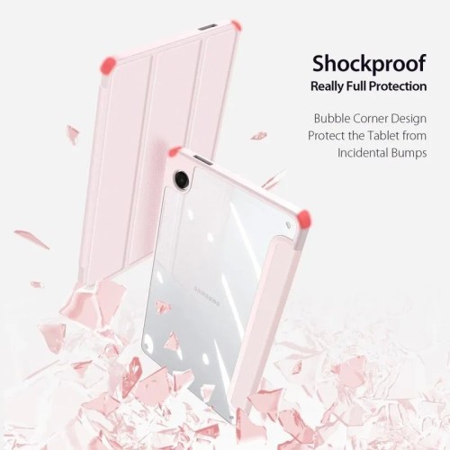 DĖKLAS DUX DUCIS TOBY SAMSUNG X110 / X115 TAB A9 8.7 / X130 / X135 TAB A11 8.7 ROŽINIS