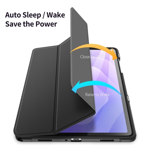 DĖKLAS DUX DUCIS TOBY SAMSUNG X210 / X215 / X216 TAB A9 PLUS 11.0 / X230 / X235 / X236 TAB A11 PLUS 11.0 JUODAS