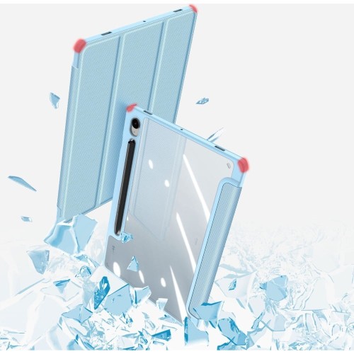 DĖKLAS DUX DUCIS TOBY SAMSUNG X520 / X526 TAB S10 FE / X710 / X716 TAB S9 / X510 / X516 TAB S9 FE MĖLYNAS