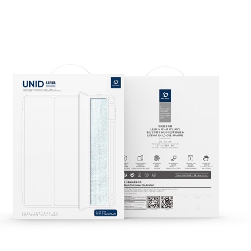 DĖKLAS DUX DUCIS UNID SAMSUNG X210 / X215 / X216 TAB A9 PLUS 11.0 / X230 / X235 / X236 TAB A11 PLUS 11.0 VIOLETINIS