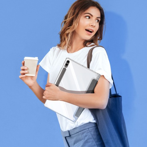 DĖKLAS DUX DUCIS UNID SAMSUNG X810 / X816 TAB S9 PLUS / X610 / X616 TAB S9 FE PLUS JUODAS