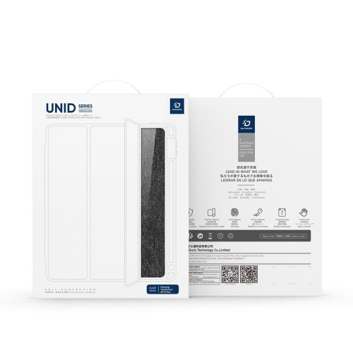 DĖKLAS DUX DUCIS UNID SAMSUNG X810 / X816 TAB S9 PLUS / X610 / X616 TAB S9 FE PLUS MĖLYNAS