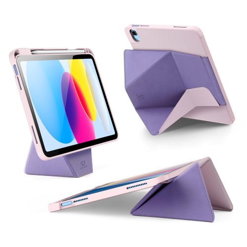 DĖKLAS DUX DUCIS VERS APPLE IPAD 10.9 2022 / IPAD 11 2025 ROŽINIS
