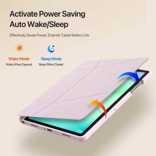 DĖKLAS DUX DUCIS VERS SAMSUNG X210 / X215 / X216 TAB A9 PLUS 11.0 / X230 / X235 / X236 TAB A11 PLUS 11.0 JUODAS