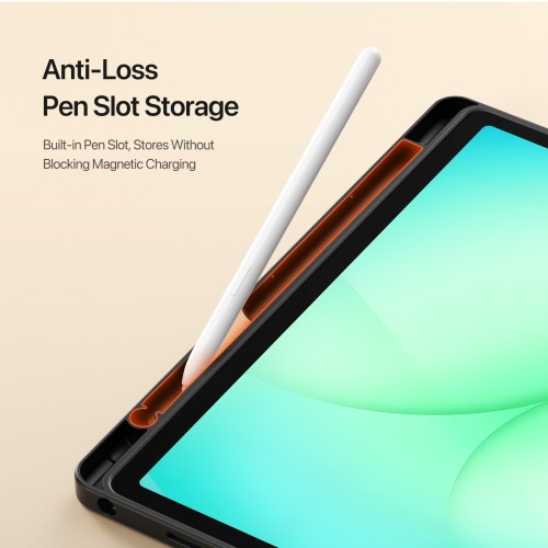 DĖKLAS DUX DUCIS VERS SAMSUNG X210 / X215 / X216 TAB A9 PLUS 11.0 / X230 / X235 / X236 TAB A11 PLUS 11.0 ROŽINIS