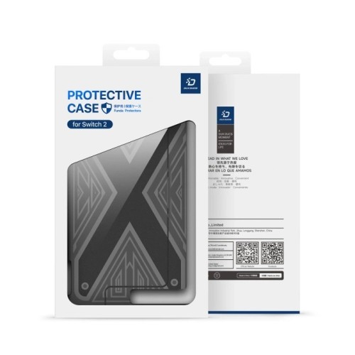 DĖKLAS DUX DUCIS PROTECTIVE CASE NINTENDO SWITCH 2 JUODAS