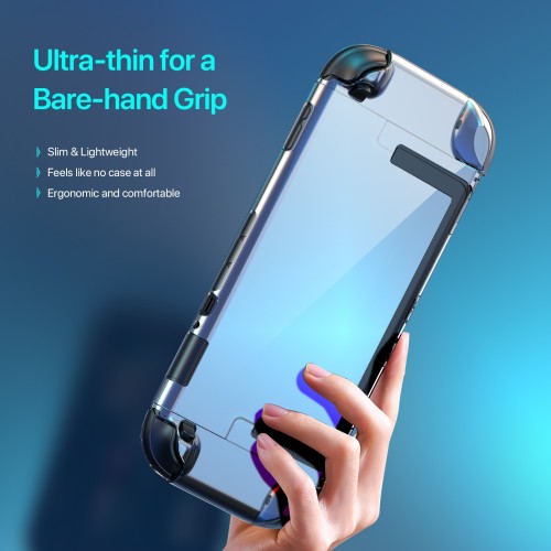 DĖKLAS DUX DUCIS PROTECTIVE CASE NINTENDO SWITCH 2 SKAIDRUS