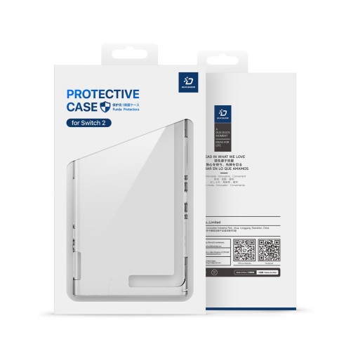 DĖKLAS DUX DUCIS PROTECTIVE CASE NINTENDO SWITCH 2 SKAIDRUS