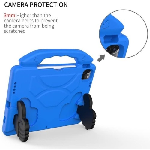 DĖKLAS SHOCKPROOF KIDS LENOVO TAB M10 PLUS 3RD GEN TB125FU / TB128FU / TB128XU 10.6 MĖLYNAS