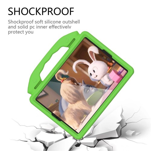 DĖKLAS SHOCKPROOF KIDS LENOVO TAB M10 PLUS 3RD GEN TB125FU / TB128FU / TB128XU 10.6 ŽALIAS