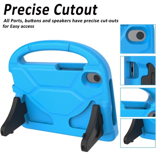 DĖKLAS SHOCKPROOF KIDS SAMSUNG X200 / X205 TAB A8 10.5 2021 TAMSIAI MĖLYNAS