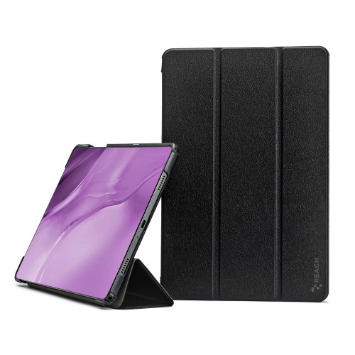 DĖKLAS REACH SMART LEATHER LENOVO TAB M10 3RD GEN TB328FU / TB328XU 10.1 JUODAS