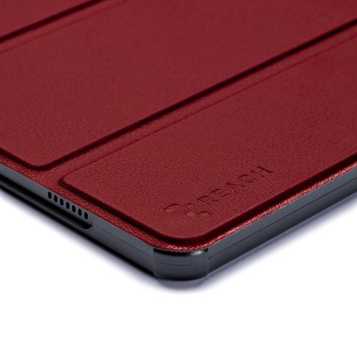DĖKLAS REACH SMART LEATHER XIAOMI REDMI PAD 2 PRO 12.1 TAMSIAI RAUDONAS