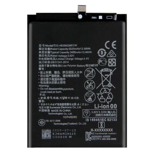 AKUMULIATORIUS HUAWEI P SMART 2019 / P20 / HONOR 10 LITE 3400MAH HB396286ECW OEM