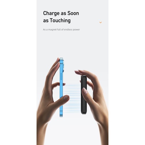 IŠORINĖ BATERIJA POWER BANK AWEI P139K 22.5W MAGSAFE 10000MAH JUODA