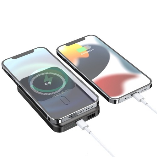 IŠORINĖ BATERIJA POWER BANK AWEI P139K 22.5W MAGSAFE 10000MAH JUODA