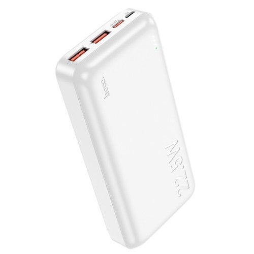 IŠORINĖ BATERIJA POWER BANK HOCO J101A PD 20W+QUICK CHARGE 3.0 22.5W 20000MAH BALTA