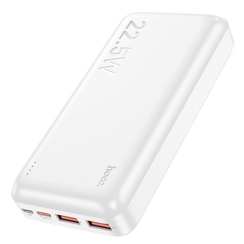 IŠORINĖ BATERIJA POWER BANK HOCO J101A PD 20W+QUICK CHARGE 3.0 22.5W 20000MAH BALTA